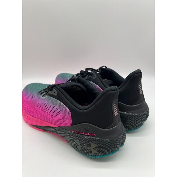 Under Armour HOVR Machina 3 Daylight Black Electro Pink 3025164-001 Mens Sz 10.5 - Picture 8 of 12